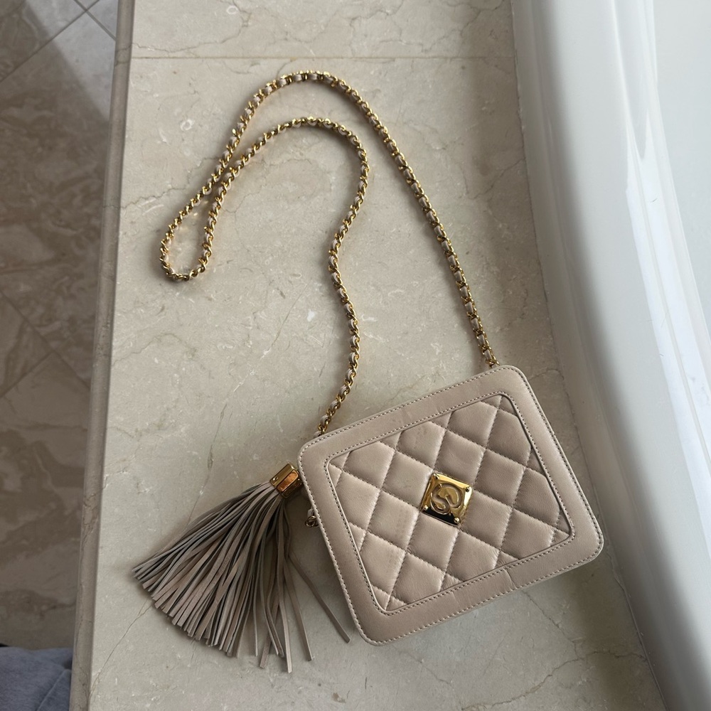 St John Cream Leather Purse